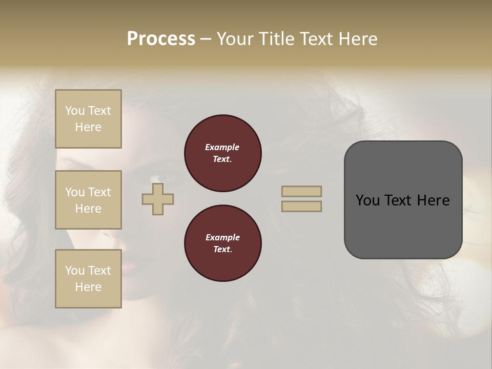 Caucasian Charming Perfection PowerPoint Template
