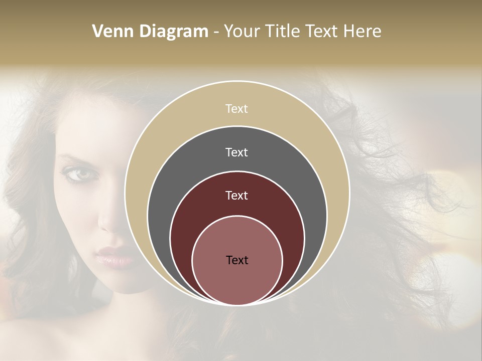 Caucasian Charming Perfection PowerPoint Template