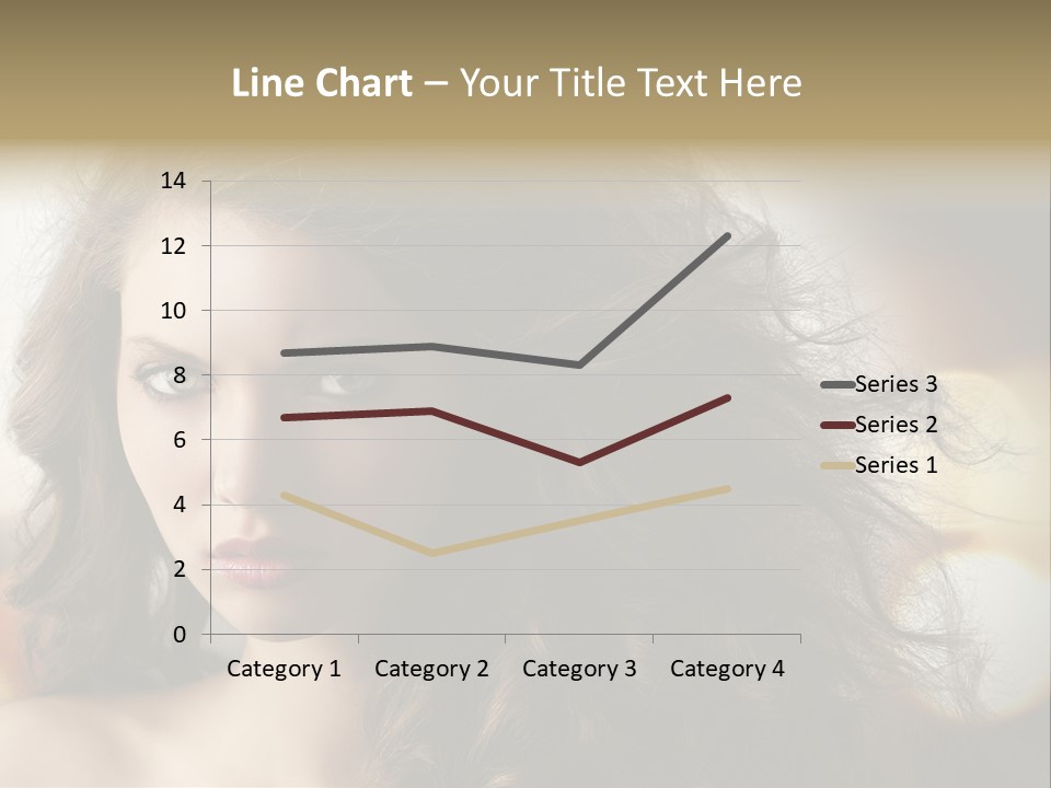 Caucasian Charming Perfection PowerPoint Template