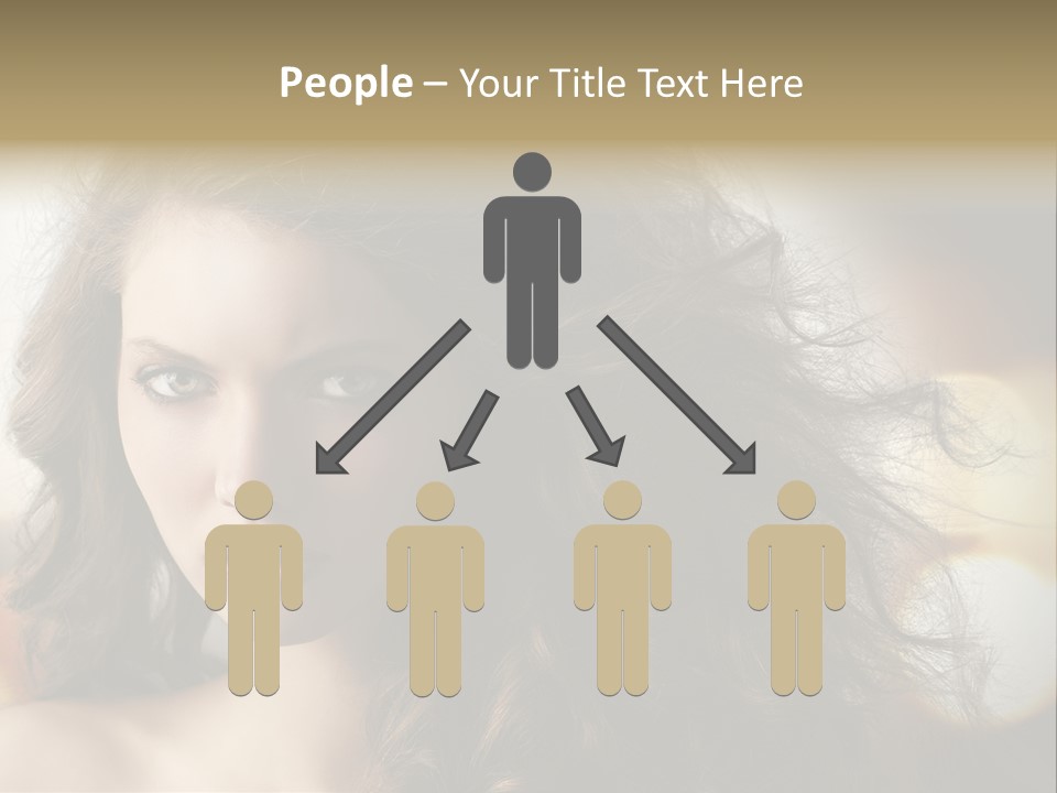 Caucasian Charming Perfection PowerPoint Template