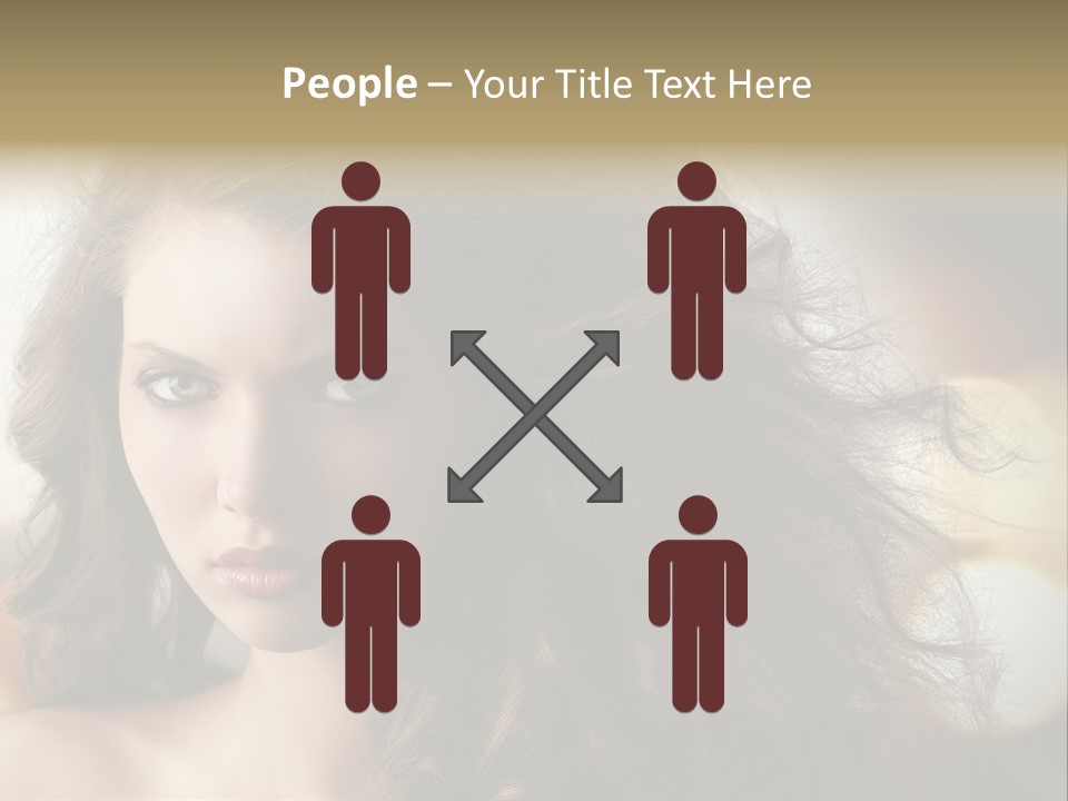 Caucasian Charming Perfection PowerPoint Template