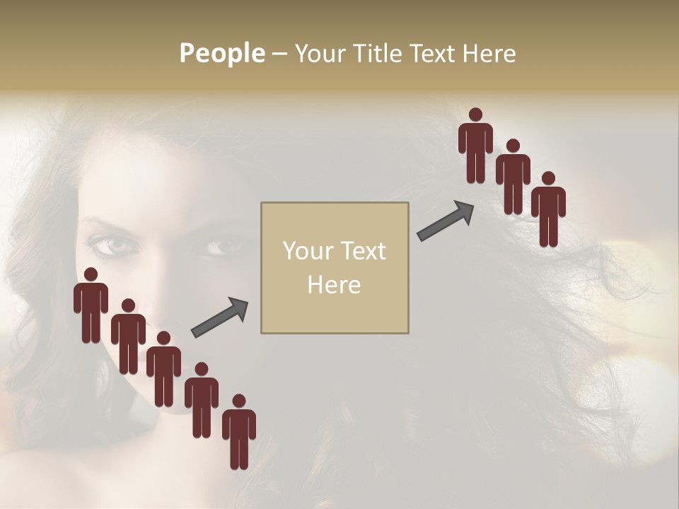 Caucasian Charming Perfection PowerPoint Template