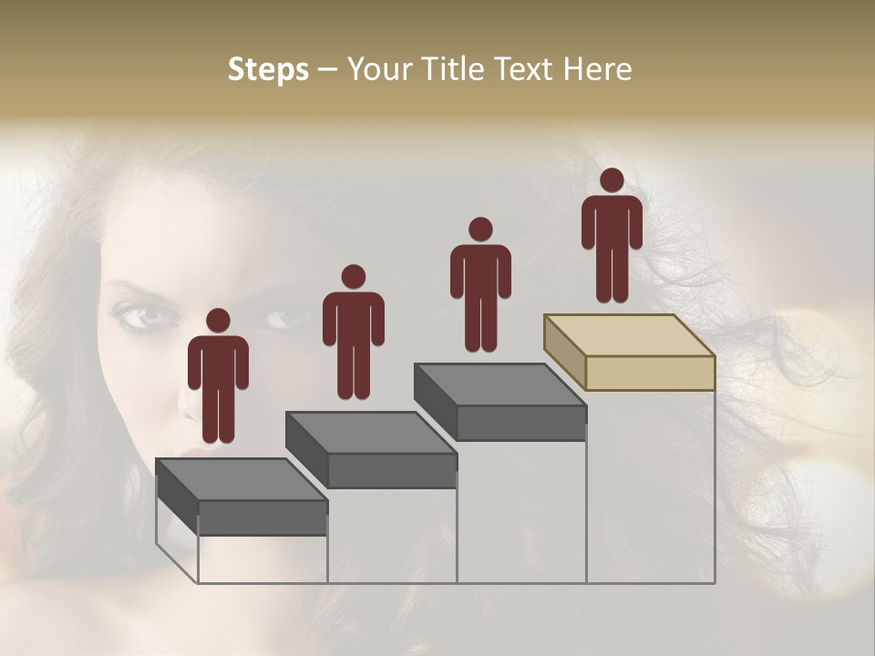 Caucasian Charming Perfection PowerPoint Template