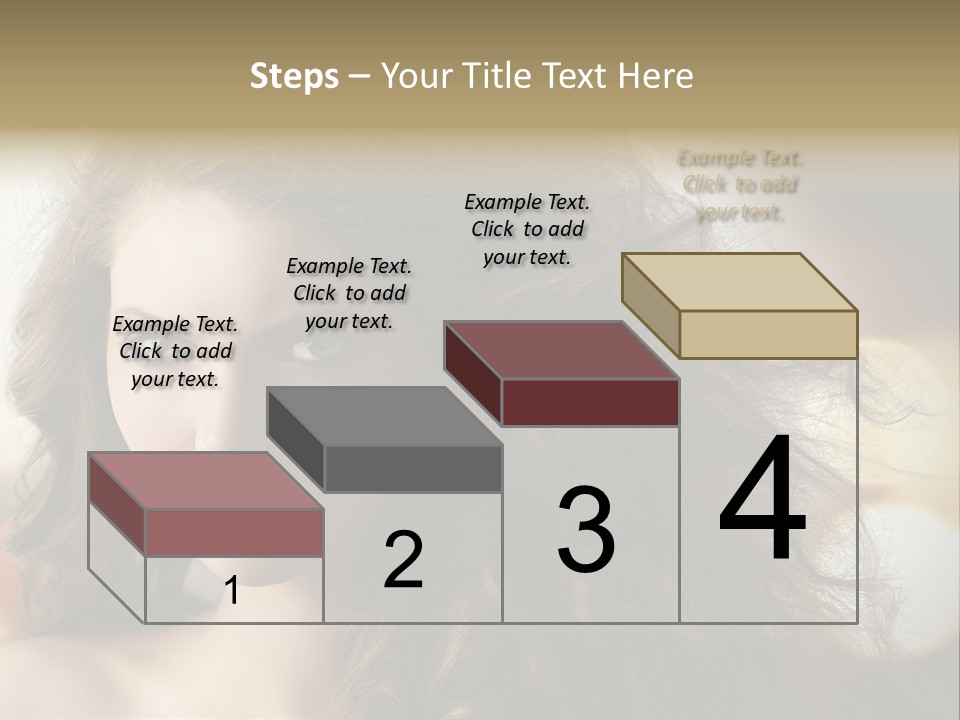 Caucasian Charming Perfection PowerPoint Template