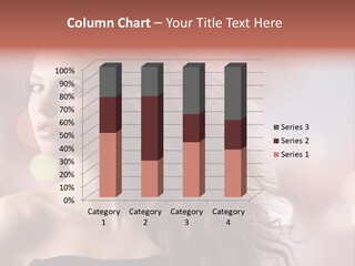 Woman Gorgeous Caucasian PowerPoint Template