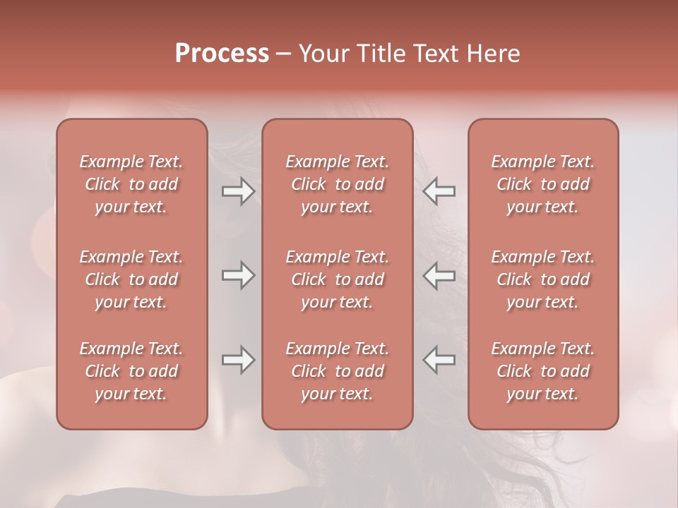 Woman Gorgeous Caucasian PowerPoint Template