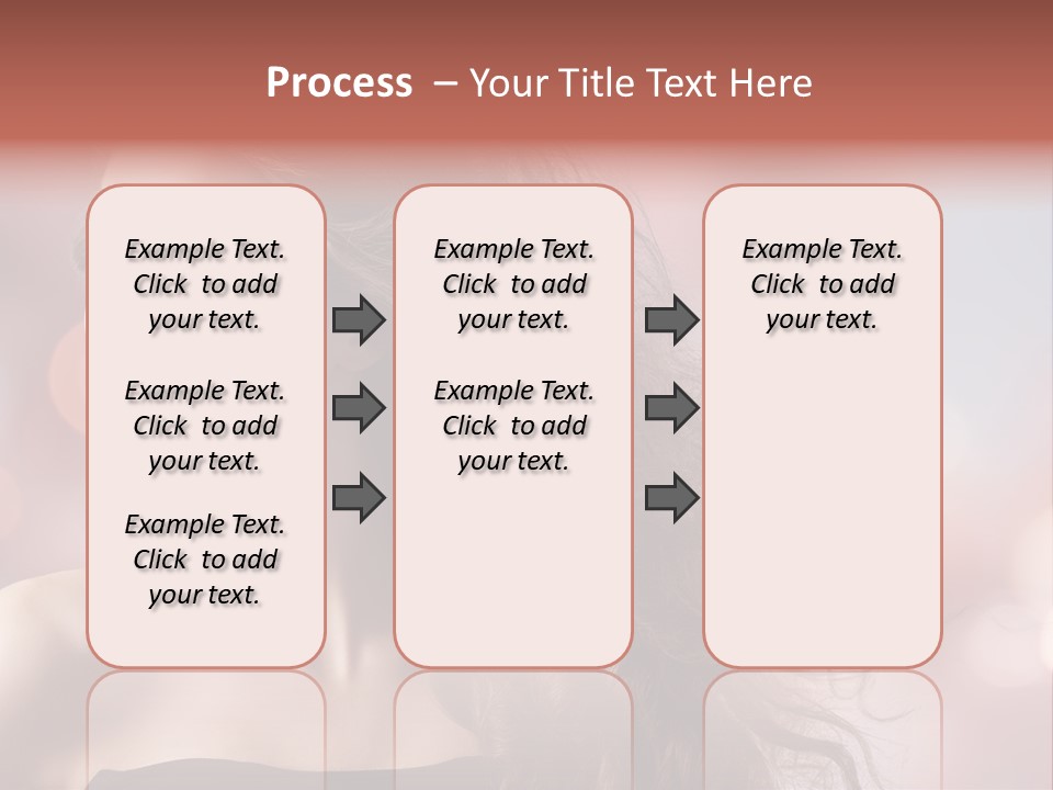 Woman Gorgeous Caucasian PowerPoint Template