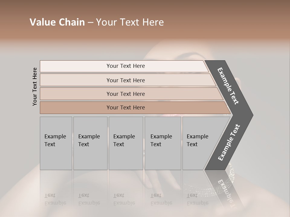 Studio Femininity Portrait PowerPoint Template