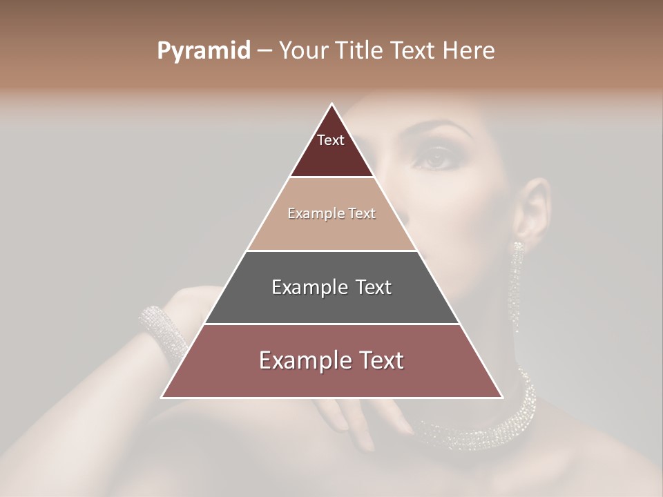 Studio Femininity Portrait PowerPoint Template