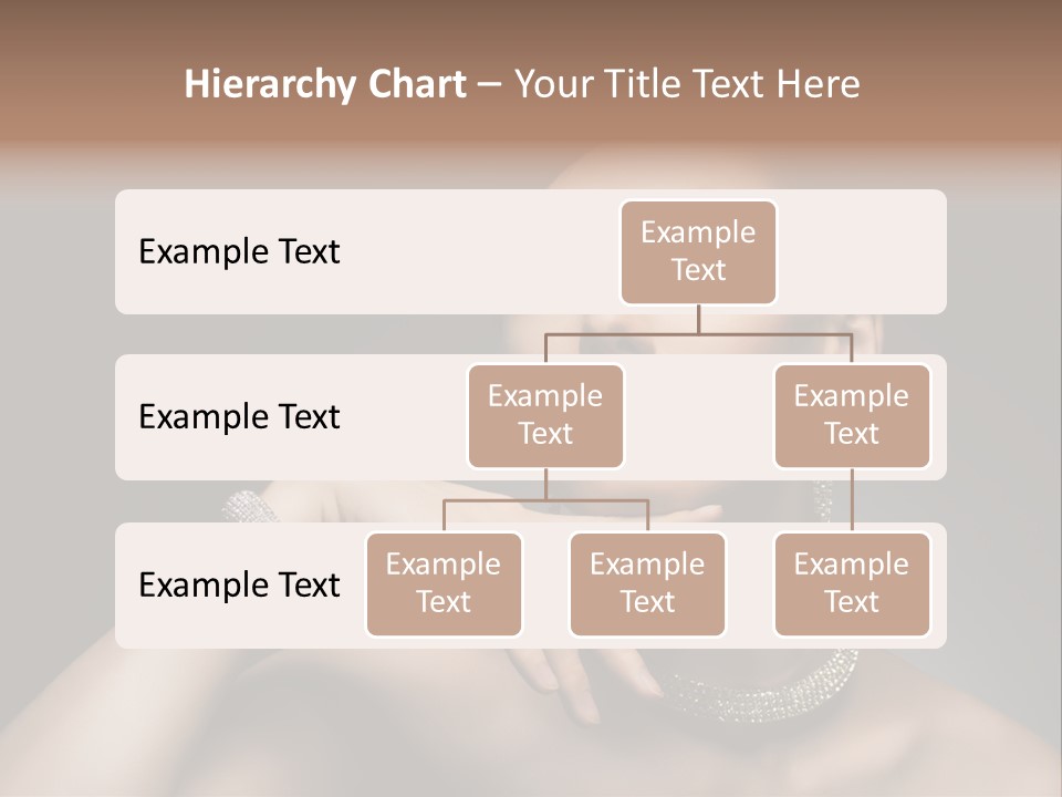 Studio Femininity Portrait PowerPoint Template