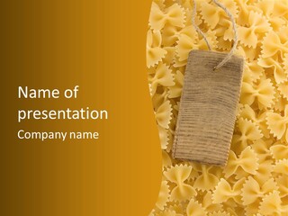 Wooden Full Pasta PowerPoint Template