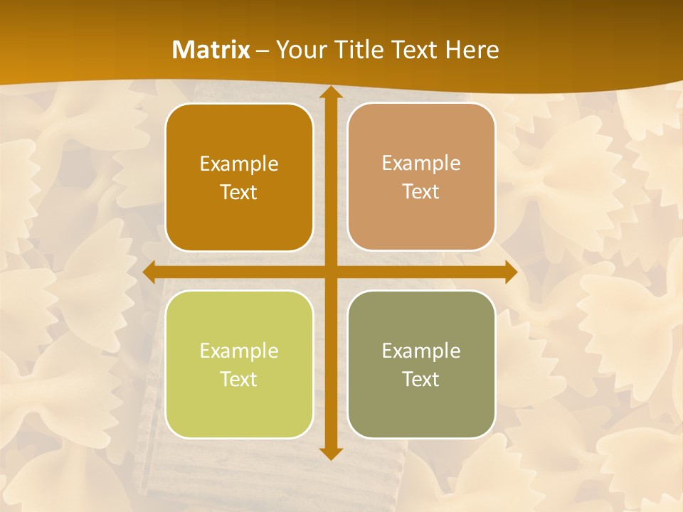 Wooden Full Pasta PowerPoint Template