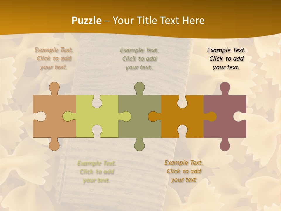 Wooden Full Pasta PowerPoint Template