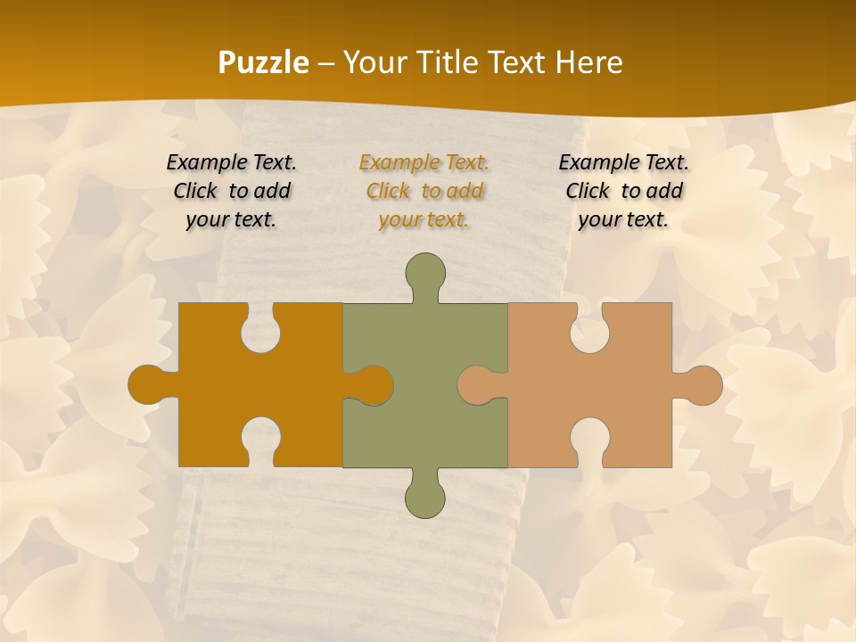 Wooden Full Pasta PowerPoint Template