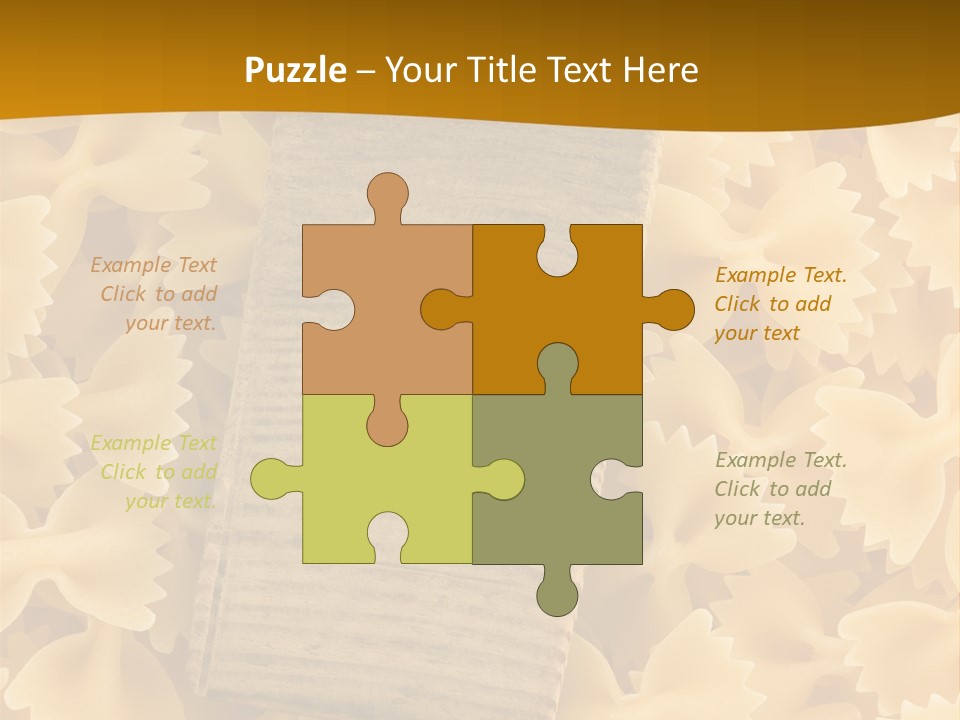 Wooden Full Pasta PowerPoint Template