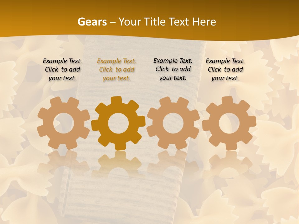 Wooden Full Pasta PowerPoint Template