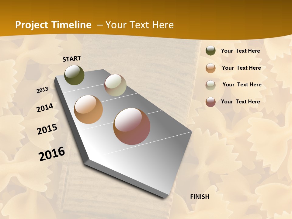 Wooden Full Pasta PowerPoint Template