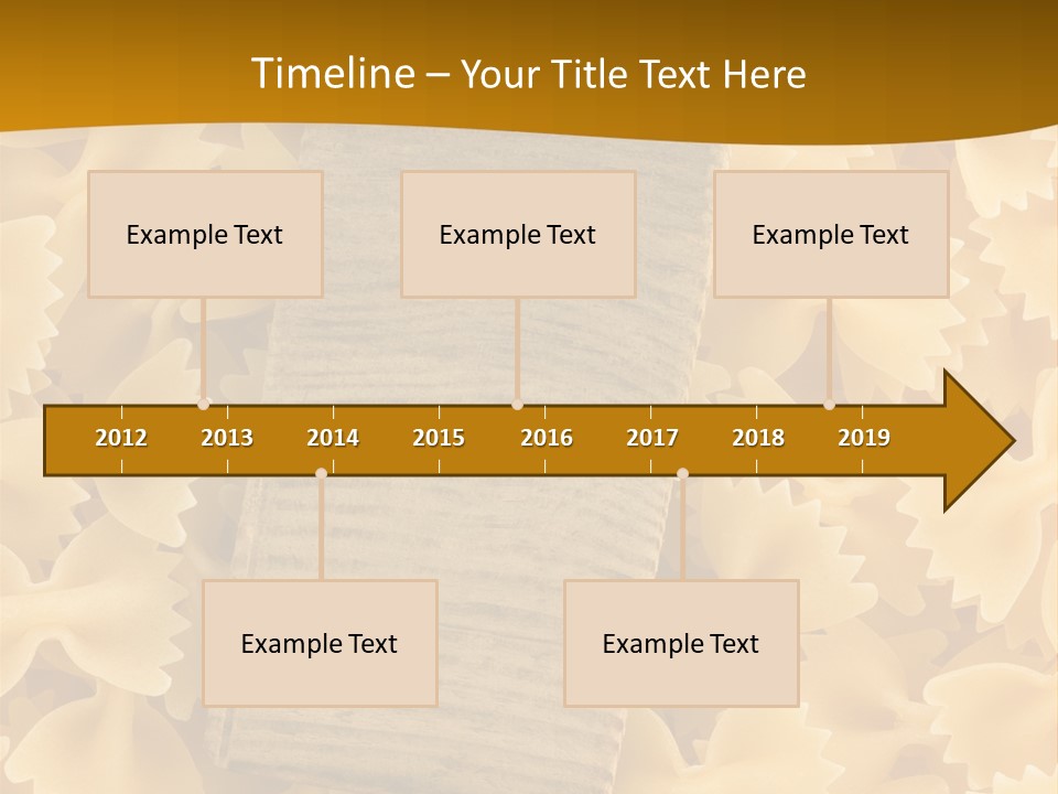 Wooden Full Pasta PowerPoint Template