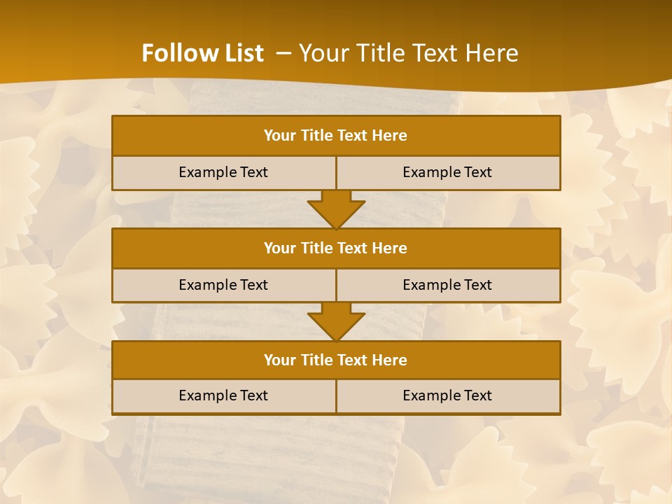 Wooden Full Pasta PowerPoint Template