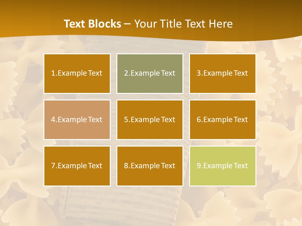 Wooden Full Pasta PowerPoint Template