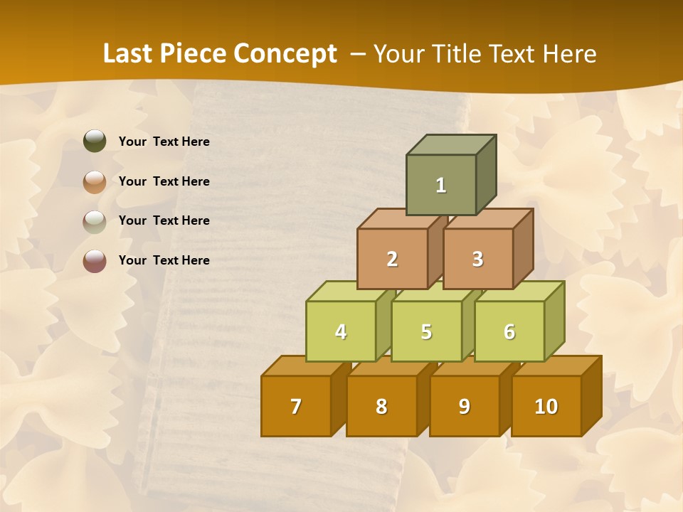 Wooden Full Pasta PowerPoint Template