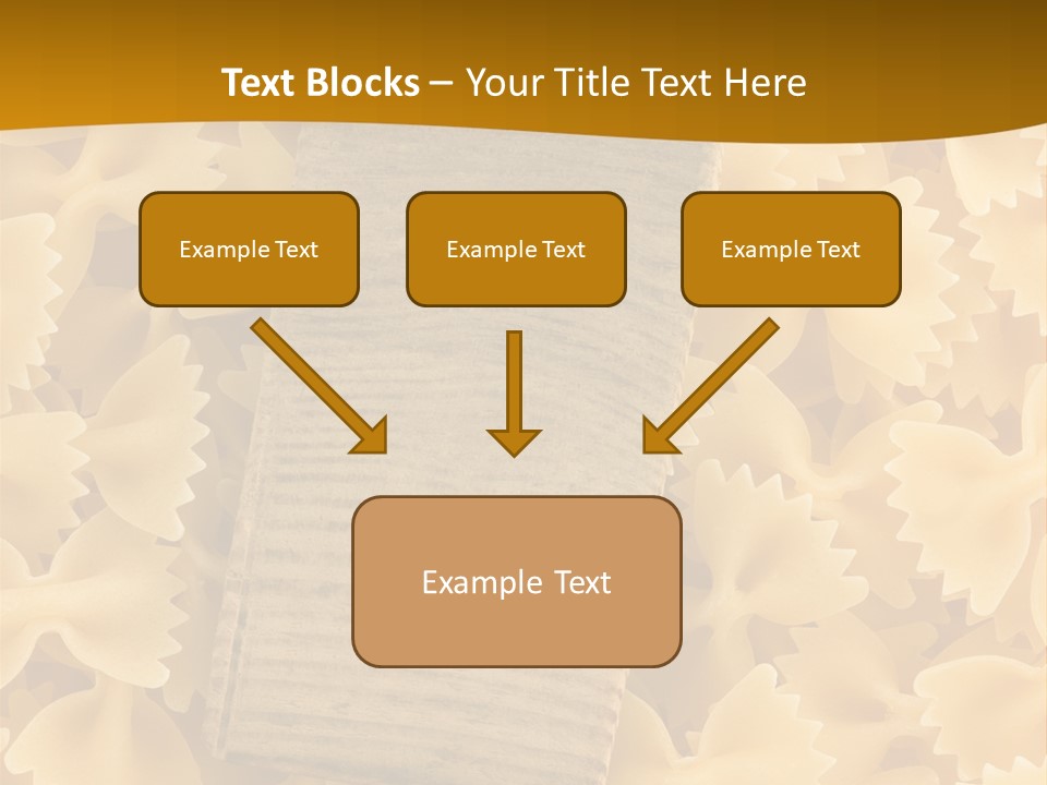 Wooden Full Pasta PowerPoint Template