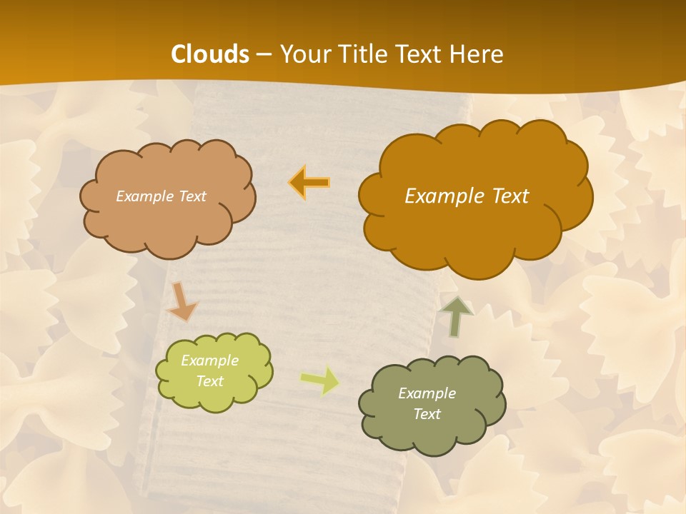 Wooden Full Pasta PowerPoint Template