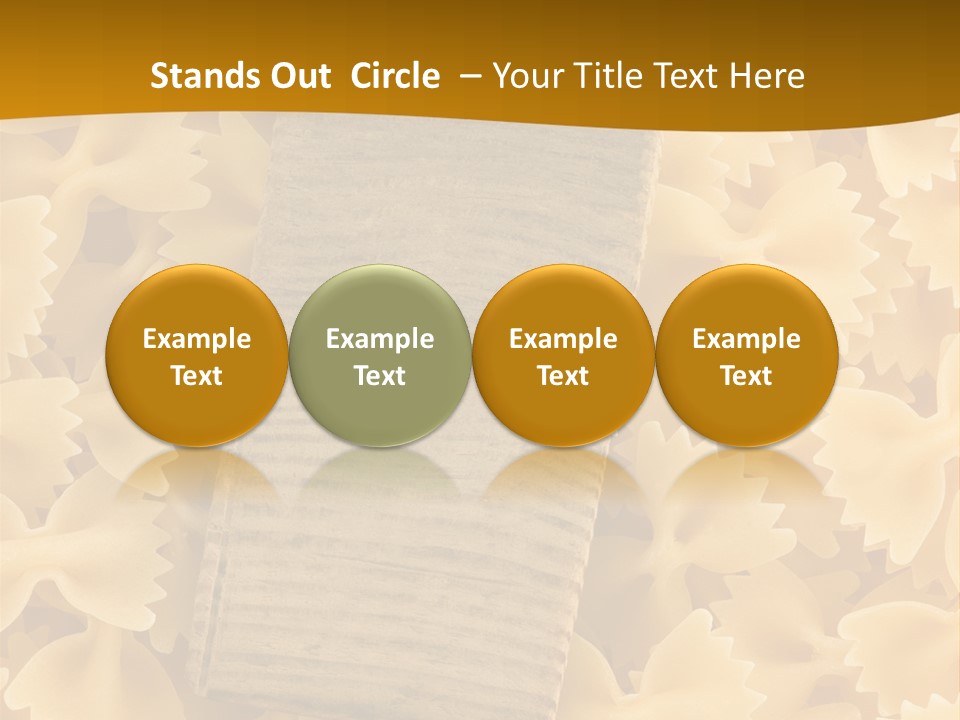 Wooden Full Pasta PowerPoint Template