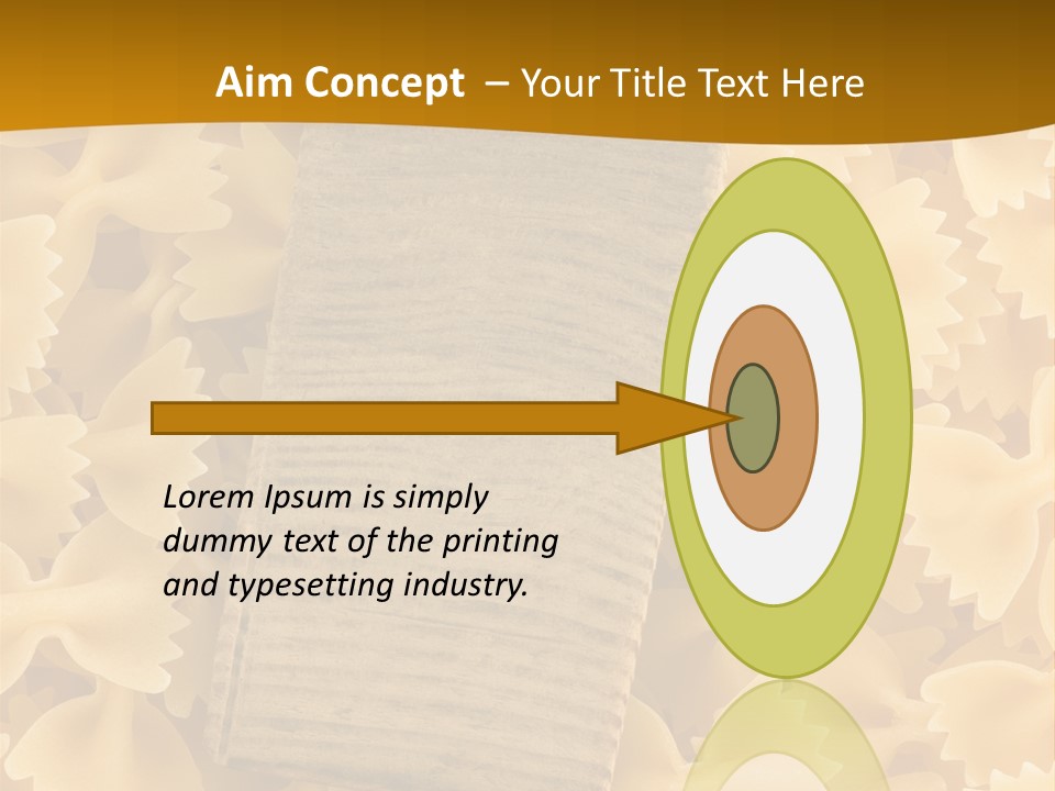 Wooden Full Pasta PowerPoint Template