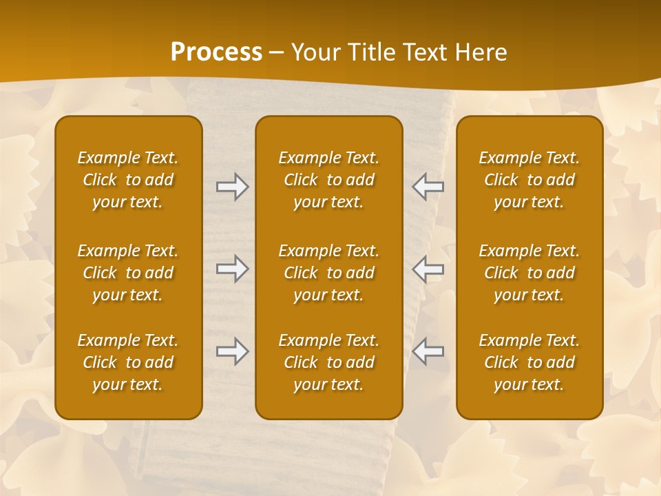 Wooden Full Pasta PowerPoint Template
