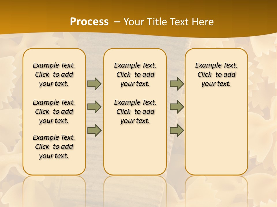 Wooden Full Pasta PowerPoint Template