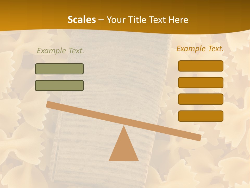 Wooden Full Pasta PowerPoint Template