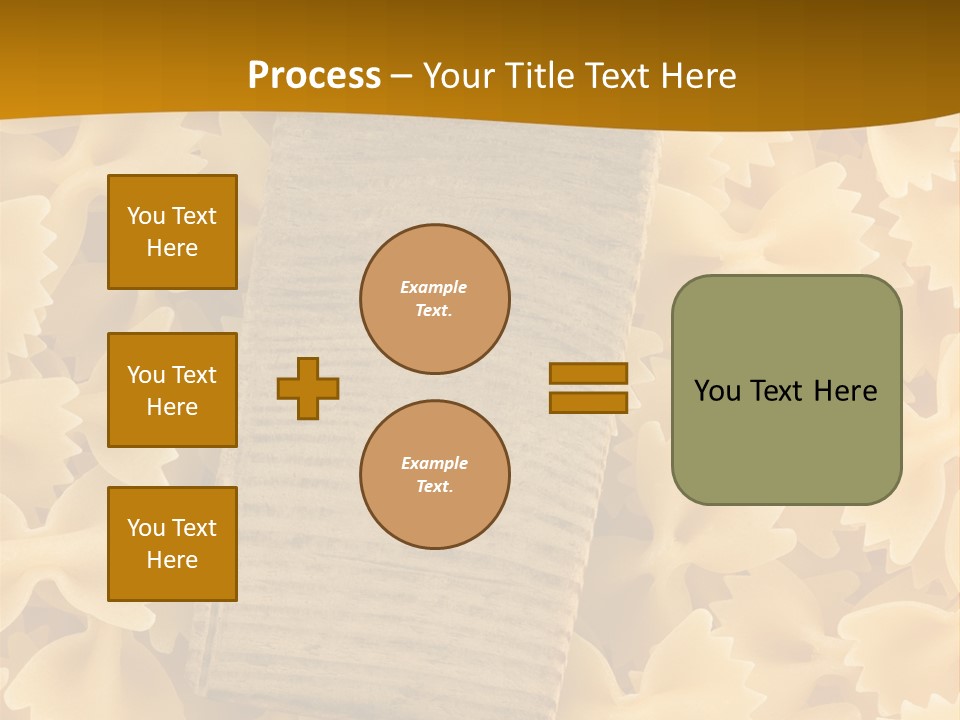 Wooden Full Pasta PowerPoint Template