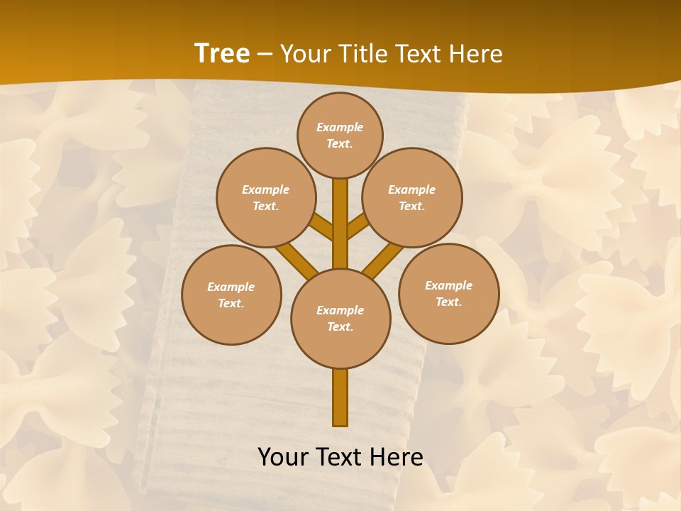 Wooden Full Pasta PowerPoint Template