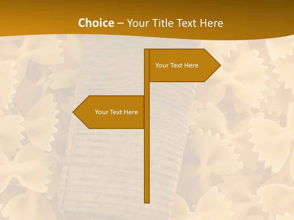 Wooden Full Pasta PowerPoint Template