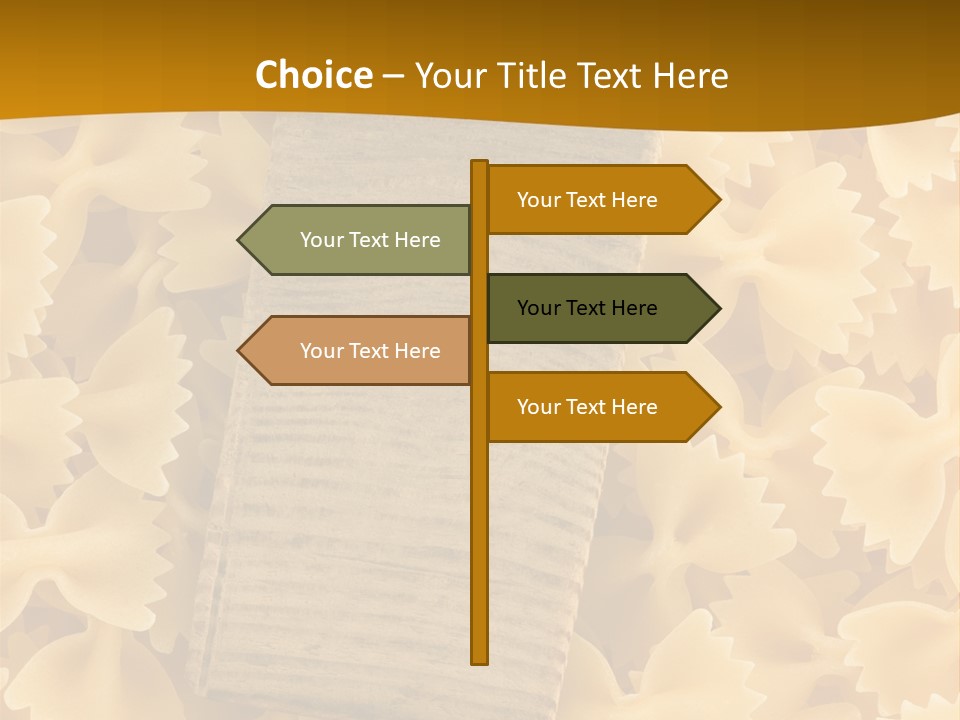 Wooden Full Pasta PowerPoint Template