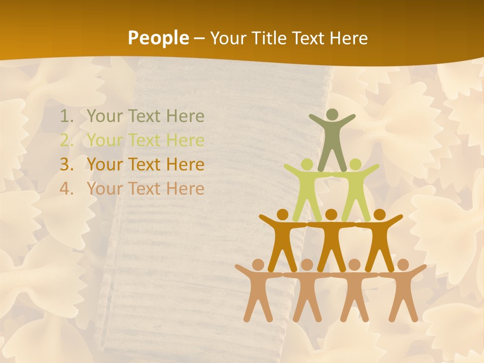 Wooden Full Pasta PowerPoint Template