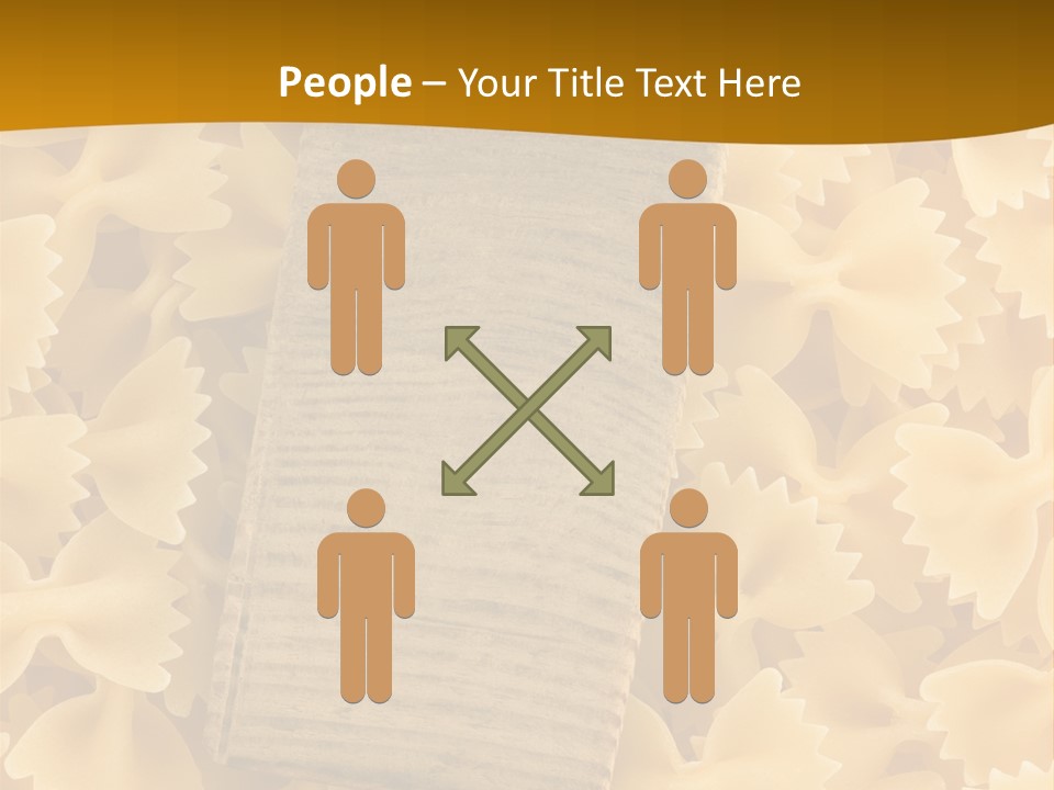 Wooden Full Pasta PowerPoint Template