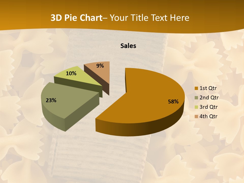 Wooden Full Pasta PowerPoint Template