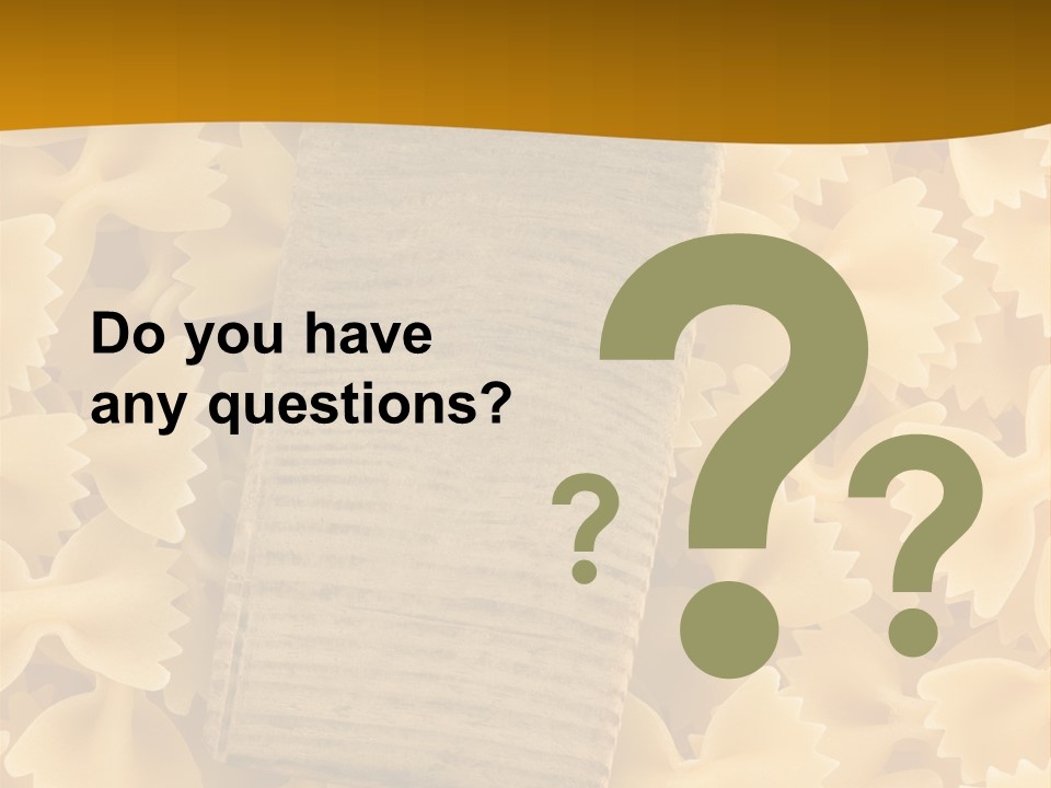 Wooden Full Pasta PowerPoint Template