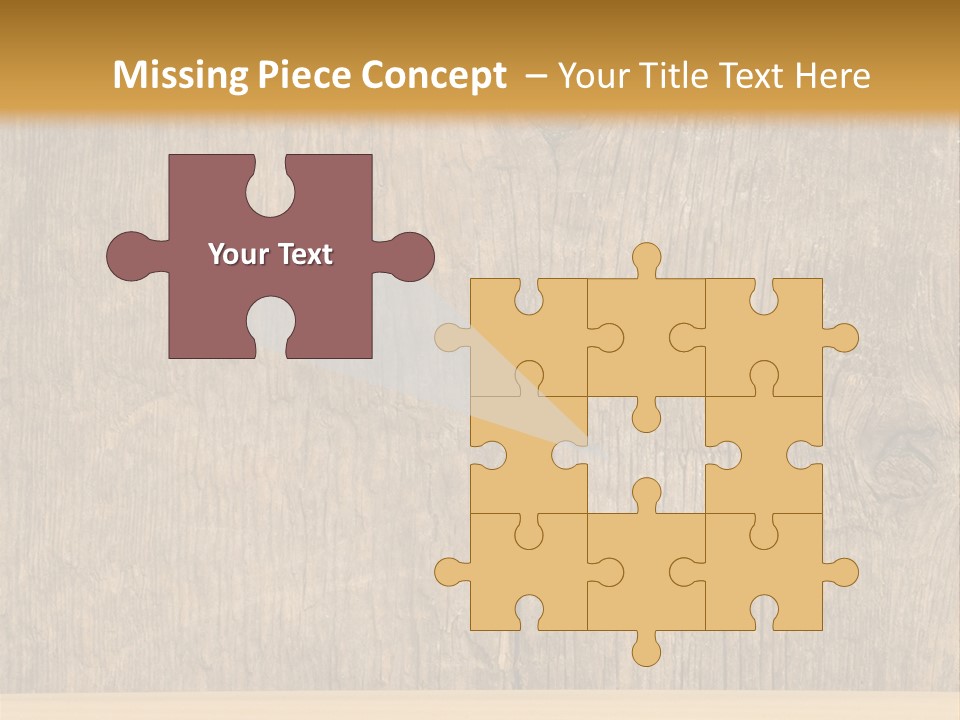 Raw White Pile PowerPoint Template