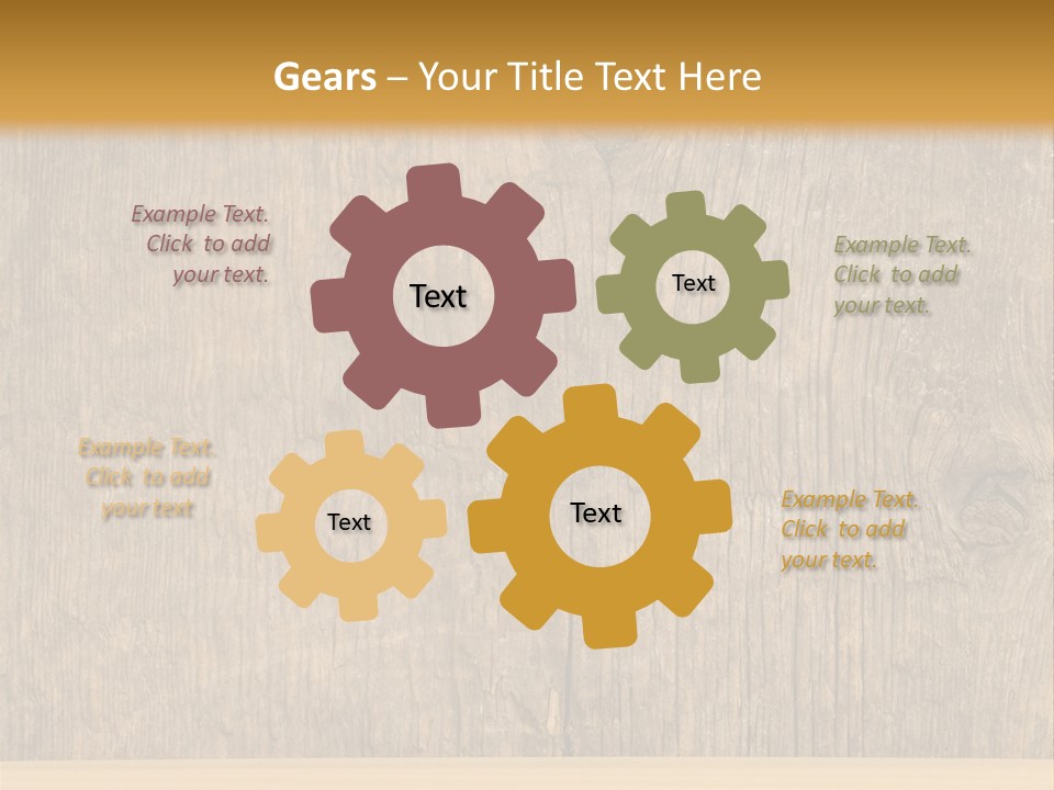 Raw White Pile PowerPoint Template