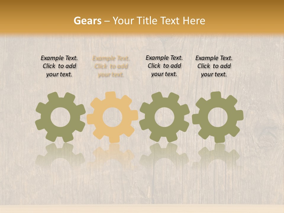 Raw White Pile PowerPoint Template