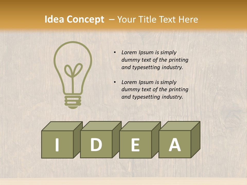 Raw White Pile PowerPoint Template