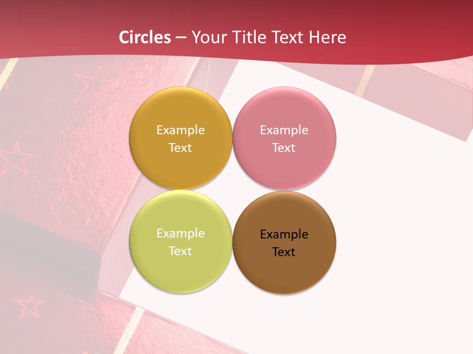 Red Celebration Life PowerPoint Template