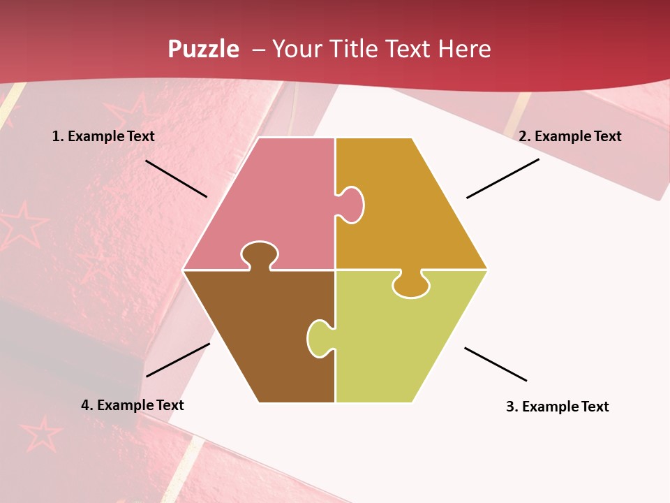 Red Celebration Life PowerPoint Template