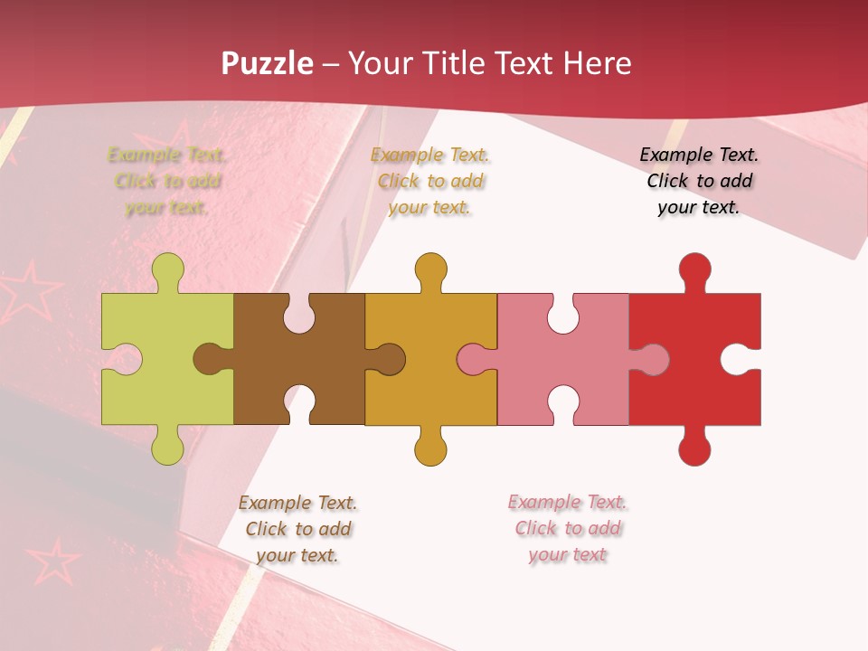 Red Celebration Life PowerPoint Template