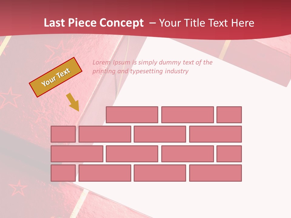 Red Celebration Life PowerPoint Template