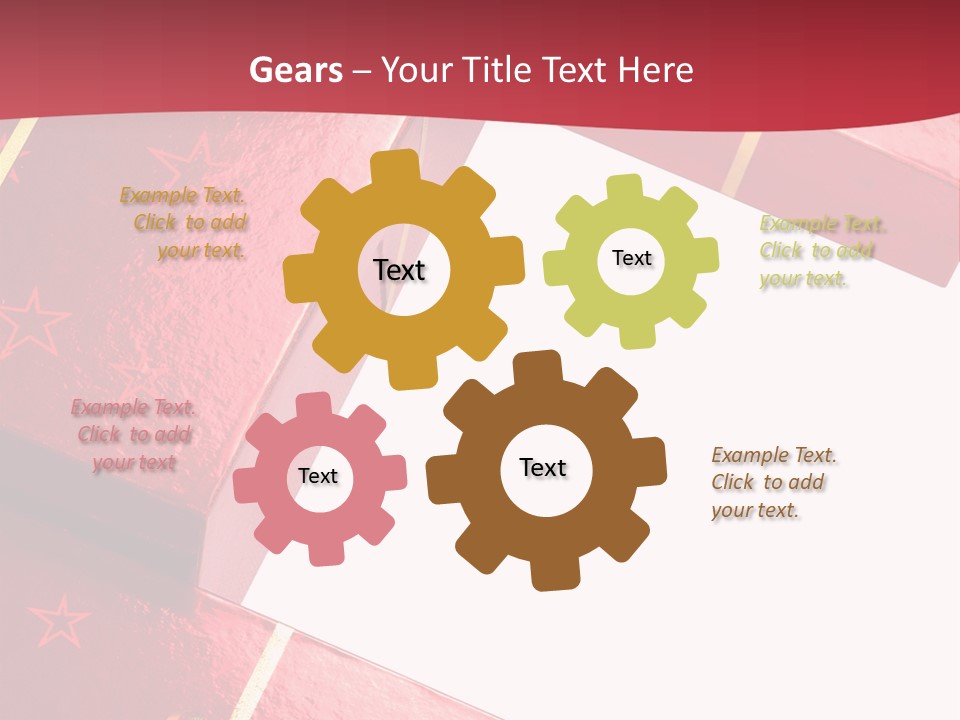 Red Celebration Life PowerPoint Template