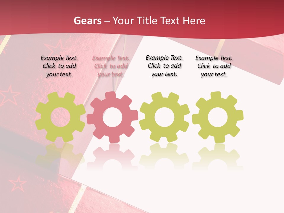 Red Celebration Life PowerPoint Template